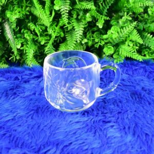 Glass 3 Pc Mug & 1 Pc Cup Set, Water glass (4 Pcs Set)