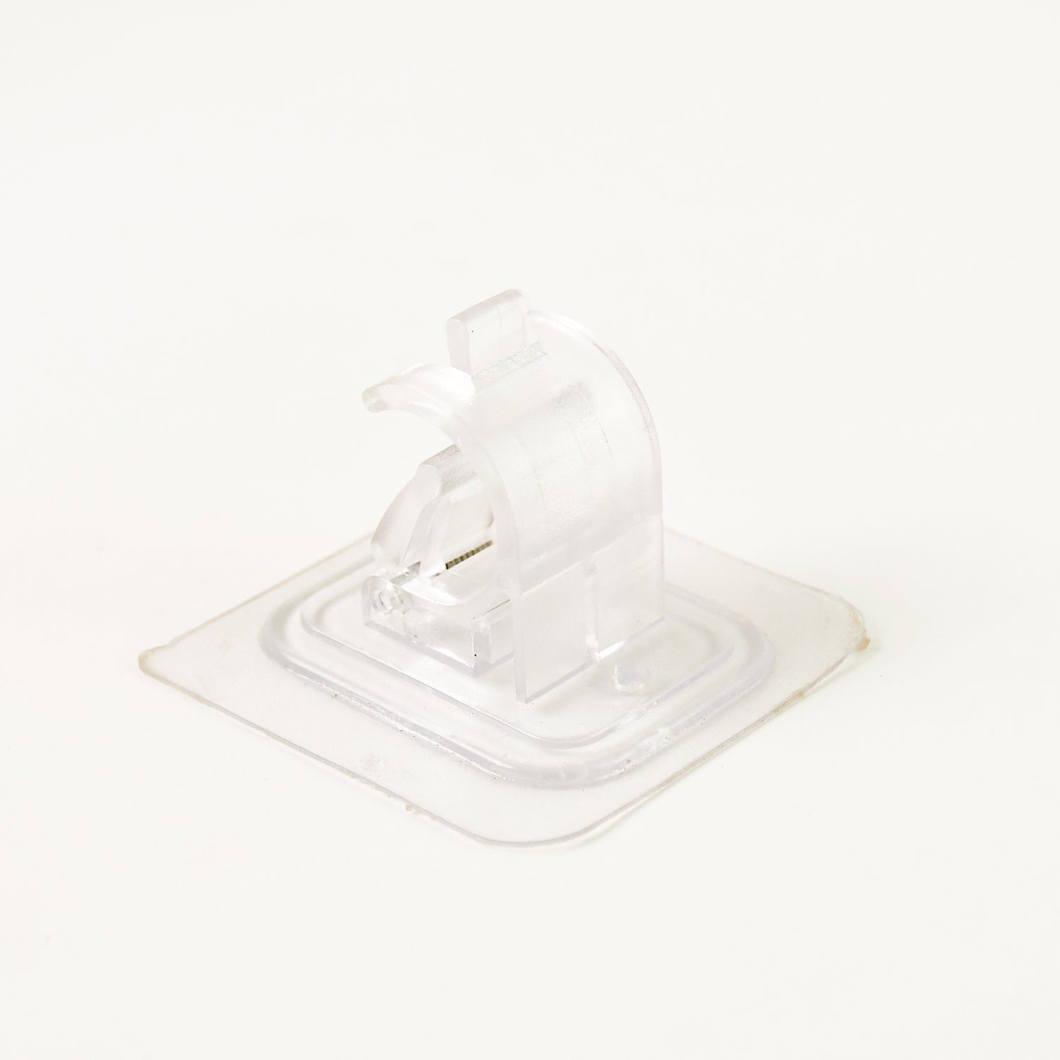Wall Mount Transparent Self-Adhesive Clip with Strong Spring Grip - Image 5