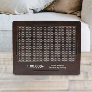 Wooden Money / Piggy Bank, Money Box (1 Pc / Pen Not Included)