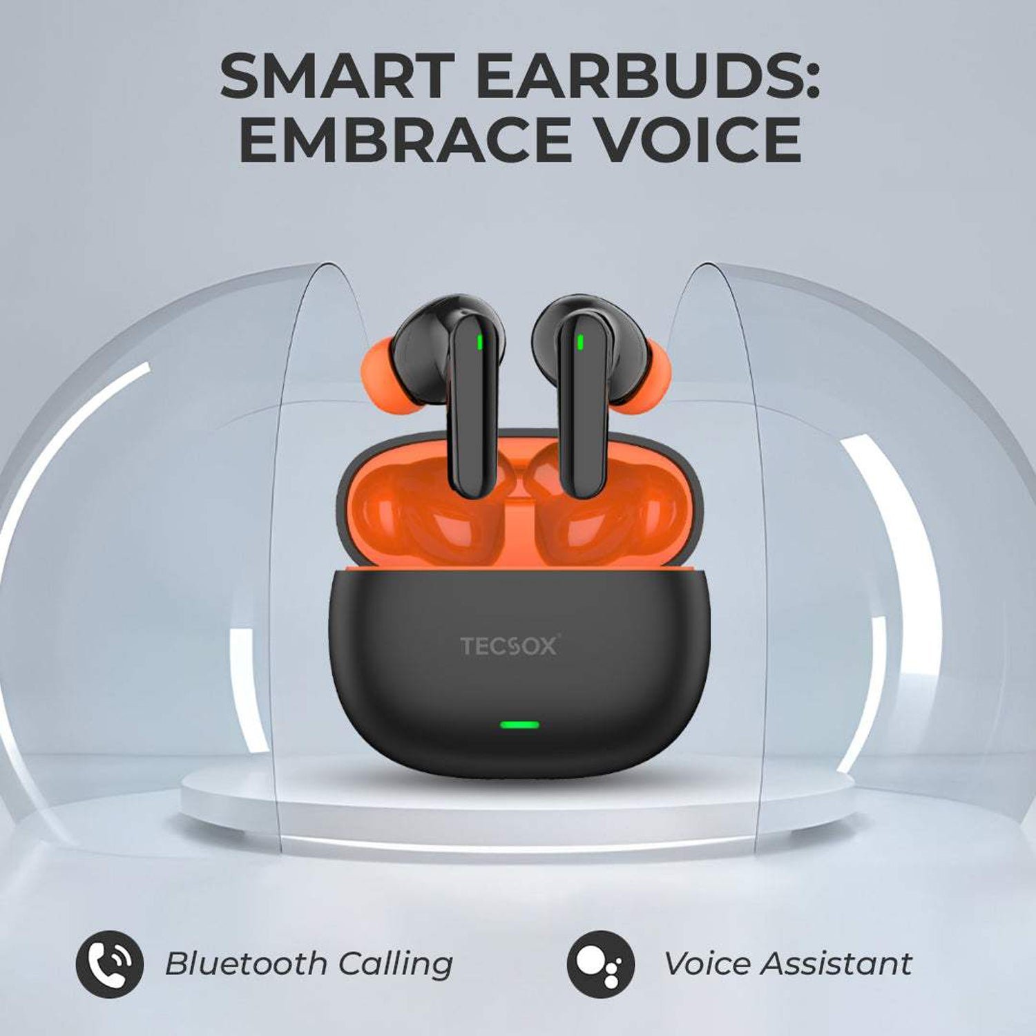 AudioX Bluetooth Earbuds, 40 Hr | Powerful Bass (1 Pc) - Image 5
