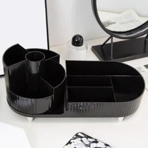 Multi Compartment Cosmetic make up organizer dressing table (1 Pc / Mix Color)
