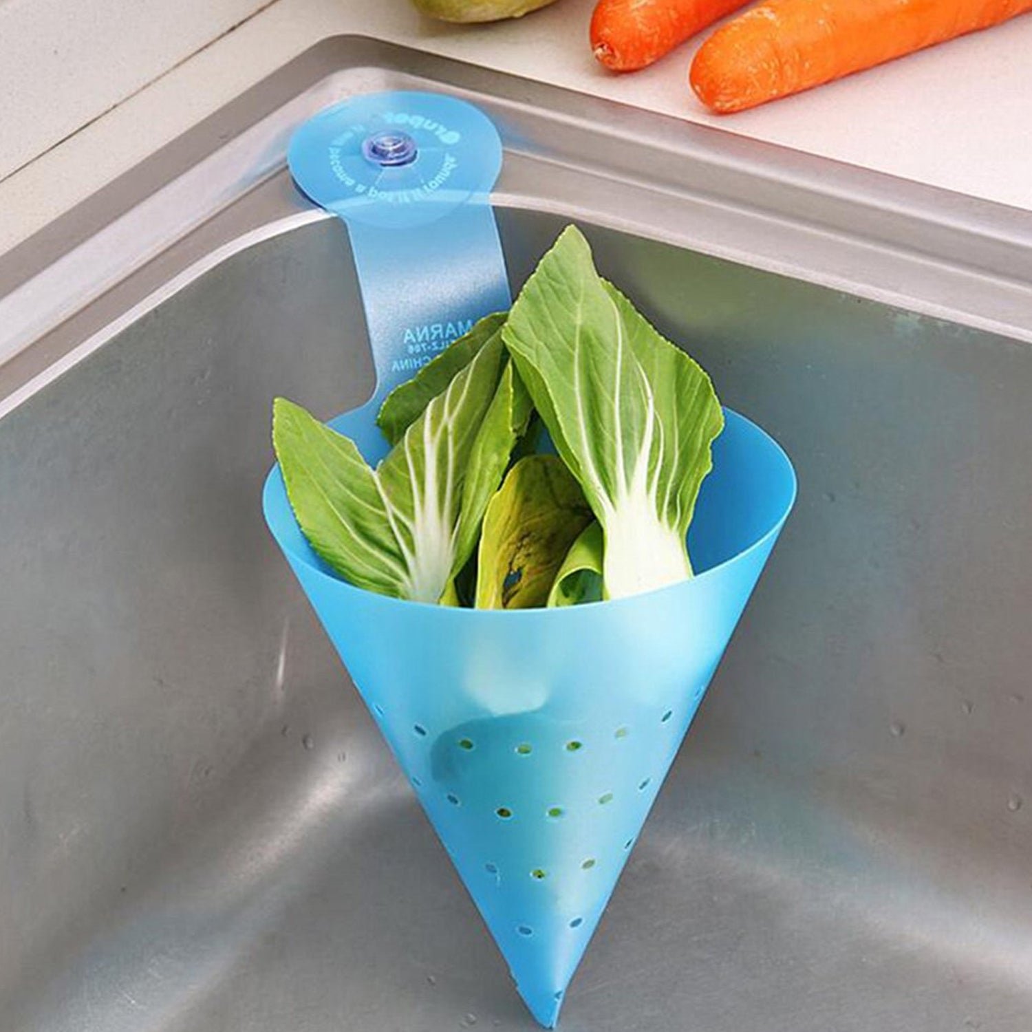 Multipurpose Hanging Sink Corner Strainer with Suction Cup (1 Pc) - Image 8