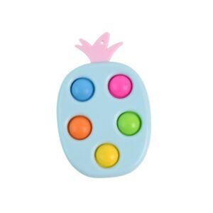 Silicone Push Pop Keychain Toy for Kids (1 Pc)