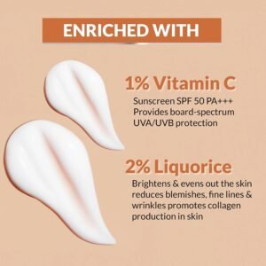 OG Beauty Vitamin C Sunscreen SPF 50 PA+++ - (1 Pc / 50Ml)