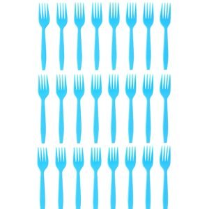 Reusable Food-Grade Plastic Forks (24 Pc)
