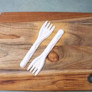 Compostable Bagasse Fork – 10 Pcs Pack