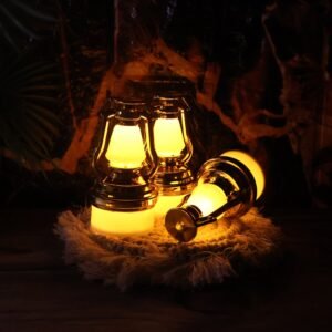 Decorative Vintage Lantern Style Flameless LED Candles (12 Pc)