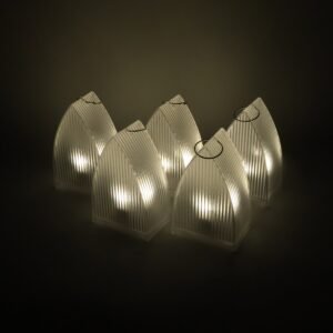LED Flameless Decorative Lantern Lights - (5 Pc / Set)