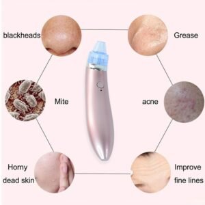 Vacuum Suction Tool with 4 Suction Head for Men and Women (Multi-Color / 1 Set) (USB & Adapter Included)