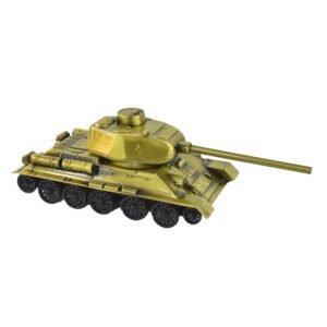 Retro Iron Art Tank Model, Nostalgia Tank Crafts Home Decor Ornament, Desktop Decorations for Office Living Room Children's Room Gift (Metal)