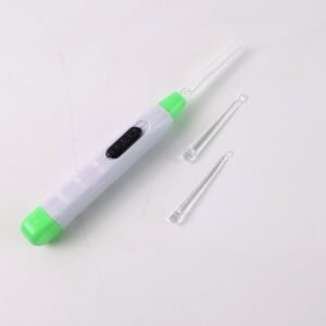 White LED Flashlight Earpick with Tweezer (1 Pc)