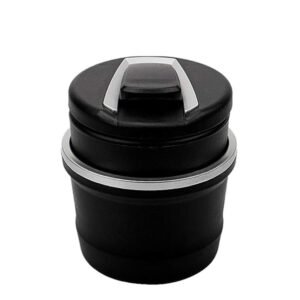 Portable Car Ashtray with Lid and Blue LED Light (1 Pc / With Color Box)