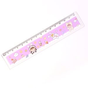 Premium Cute Cartoon Plastic Ruler for Kids (1 Pc)