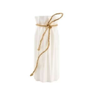Plastic Vase / Pot - Elegant Design-Ideal Gift for Friends and Family (1 Pc)