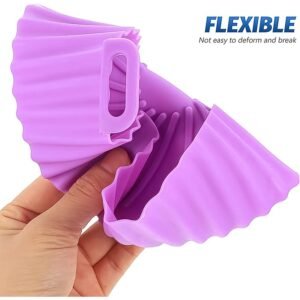 Air Fryer Reusable Silicone Pot with Handles (6 Pc set)