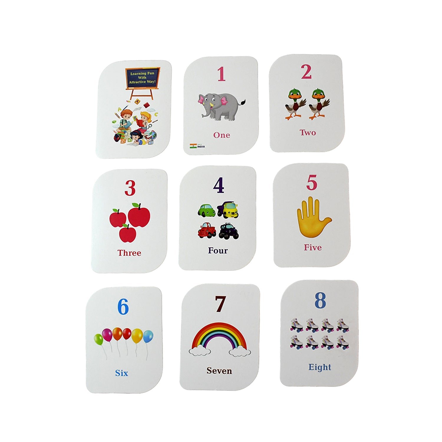 Kid kraft Early Learner 32-Piece Number Flashcard Set - Image 5