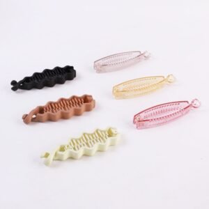 Plastic Hair Claw Clips Strong Clips (1 Pc / Mix Color), Hair accessories