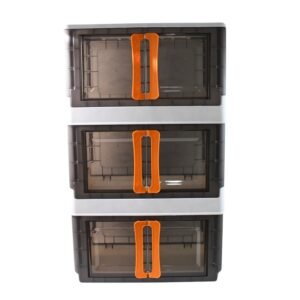 Plastic Folding Wardrobe Storage Organizer (3 Layer / 1 Pc)
