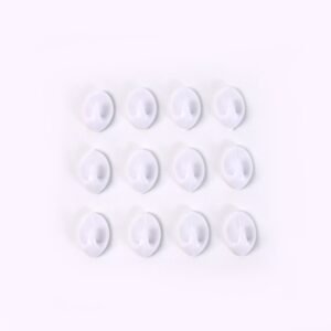 Earth Star Self Adhesive Plastic Wall Hook (12 Pc)
