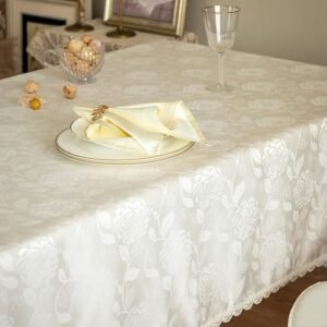 Reusable Table Cloth / Cover for Dining Picnic (140×140 Cm / 1 Pc)