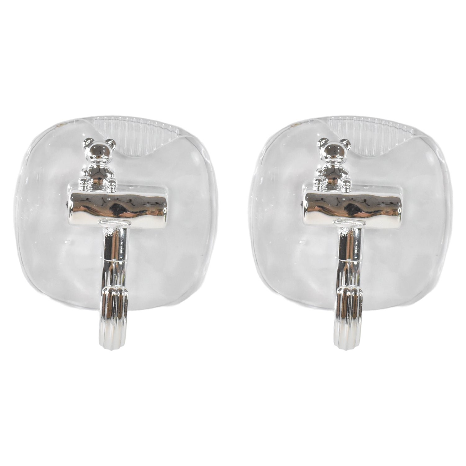 Large Plastic Self Adhesive Wall Hooks (2 Pc) - Image 5