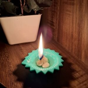 Silicone Diya for Diwali Attractive Design Colourful Diya Combo, Diwali (6 Pcs Set)