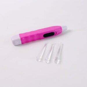 Pink LED Flashlight Earpick with Tweezer (1 Pc)