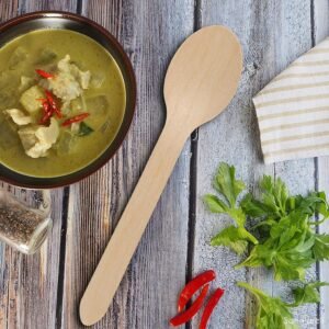 110mm Wooden Tea Spoon – 30 Pcs Pack