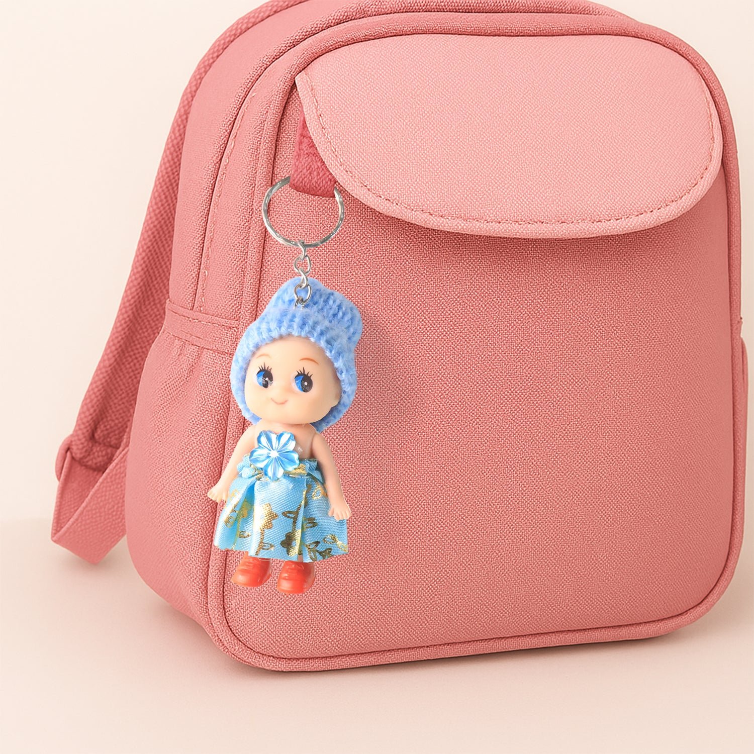 Multifunction Doll Bracelet for Kids – Cute Soft Toy Bracelet with Keychain Use – Decorative Fancy Bracelet cum Keyring for Boys & Girls - Image 3