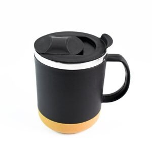 Insulated Coffee Mug with Spill-Proof Lid (Approx 450ML & 1 Pc)