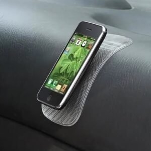 Medium Transparent Anti-Slip Car Dashboard Mat (1 Pc)