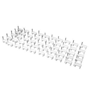8mm Nail Cable Clips Set (50 Pc)