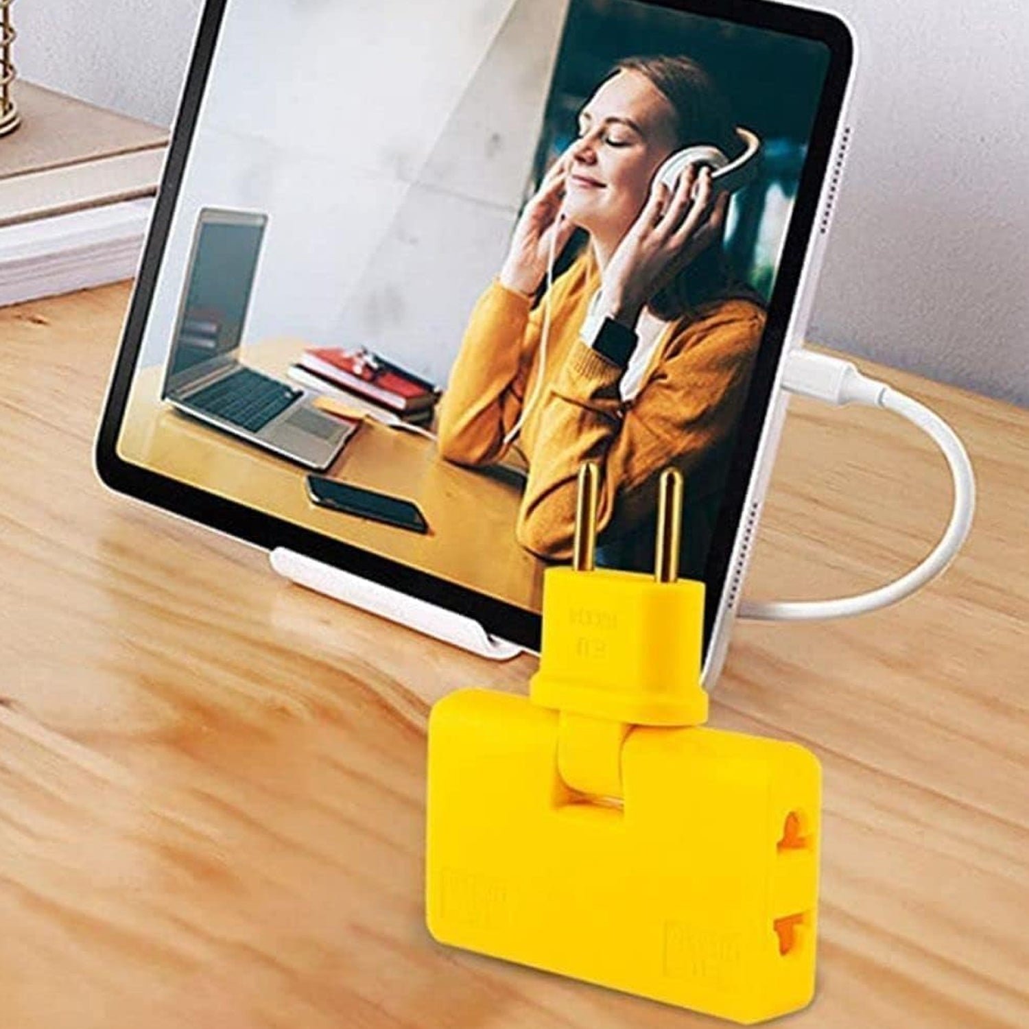 Wireless 3 in 1 Foldable Wall Plug Adapter / Socket / Converter (1 Pc) - Image 7