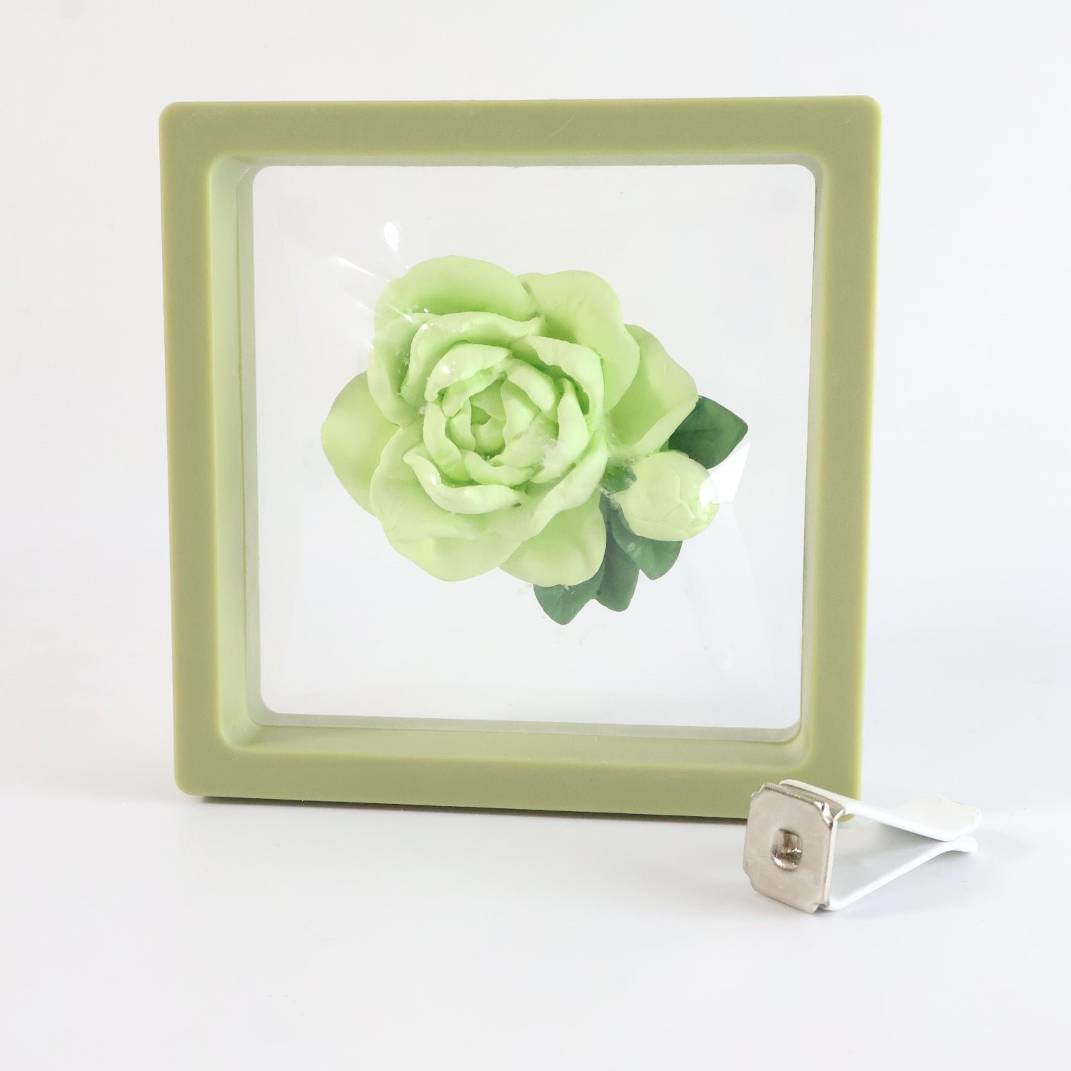Elegant Rose Flower Car Air Freshener Clip for AC Vent with Perfume Bottle 10ML(1 Pc) - Image 5