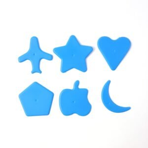 Haircut Design Stencil Set – 6-in-1 Safe Hair Trimmer Molds