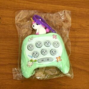 Cartoon Push-Button Musical Keychain Toy - (1 Pc)