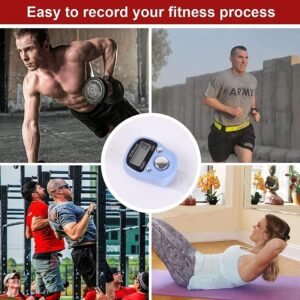 Plastic Portable Rotating Digital Finger Counter With Light (1 Pc)