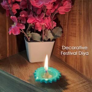 Silicone Diya for Diwali Attractive Design Colourful Diya Combo, Diwali (6 Pcs Set)