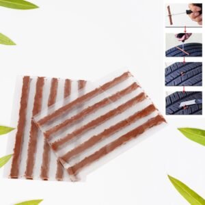 Tire Repair Strings Rubber Strips For Cars & Bike (10 Pcs Set )