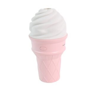 Ice Cream Cone Shape Air Freshener Humidifier (1Pc / Pink)