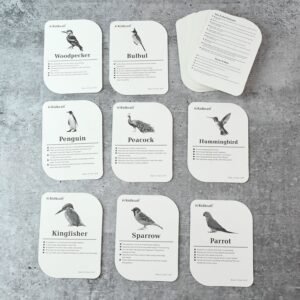 KidKraft Early Learner Educational Flashcards – 32 Birds