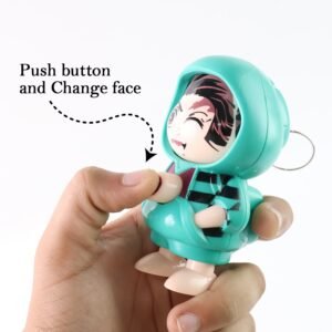 Cartoon Character Design Cute Action Figure Keychain (Mix  Design & 1 Pc)