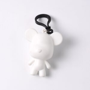 Cute Cartoon Bear Keychain (1 Pc)
