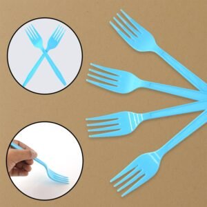 Reusable Food-Grade Plastic Forks (24 Pc)