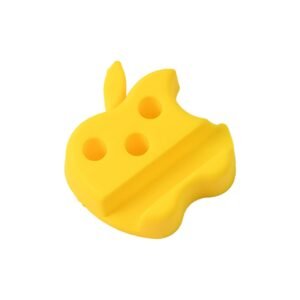 Multi-Functional Apple-Shaped Plastic Mobile Stand with Pen Holder (1 Pc / Mix Color)