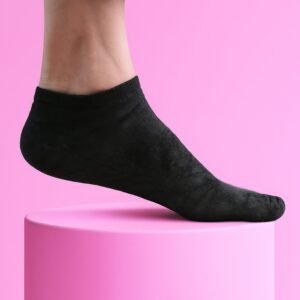 No-Show Liner Socks with Anti-Slip Heel Grip  (1 Pair)