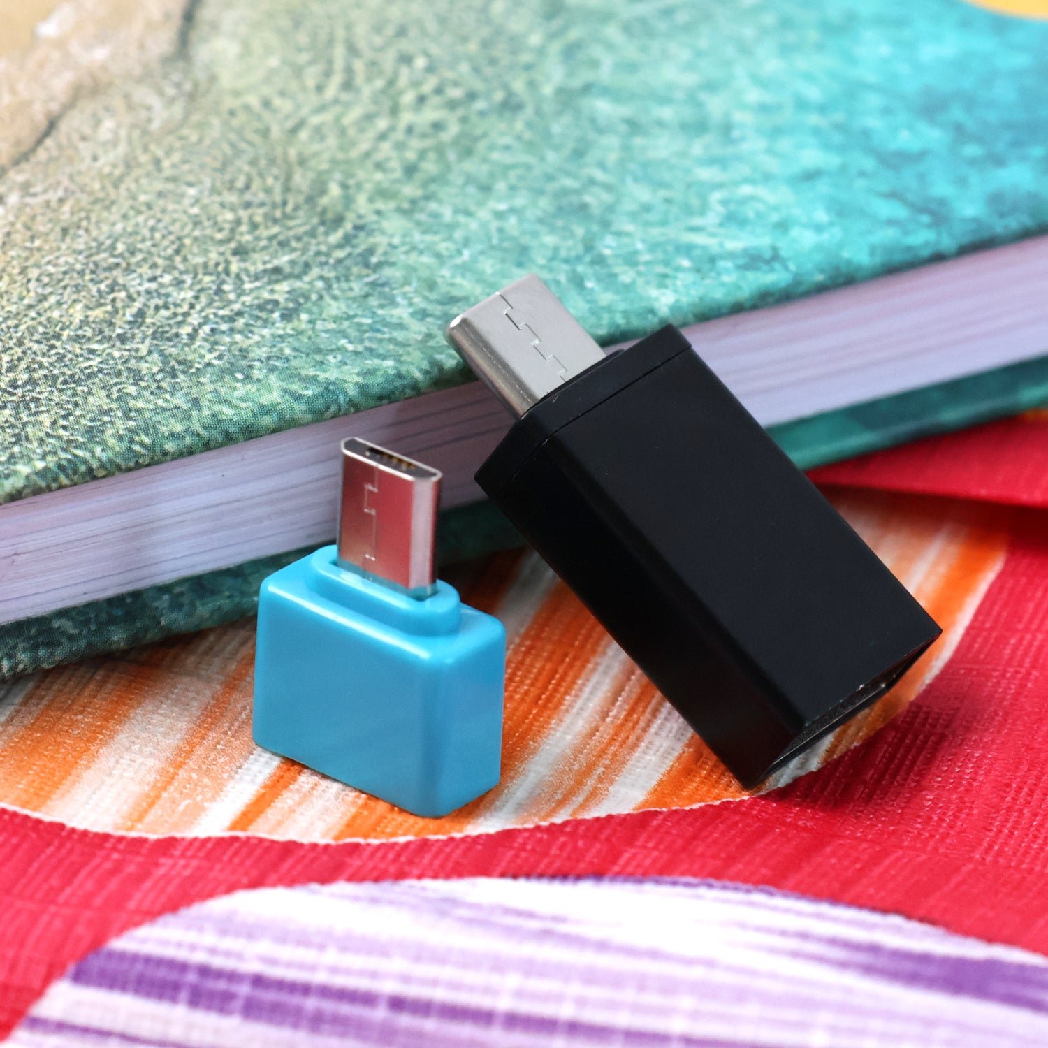 USB Micro & Type-C to USB-A OTG Adapter - (2 Pc / Set) - Image 7