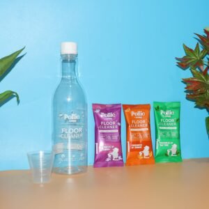 Pollic Kadam Concentrated Floor Cleaner Refill Kit with Reusable Measuring Bottle