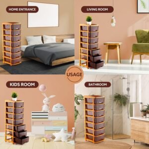 7-Layer Multipurpose Plastic Storage Drawer Organizer