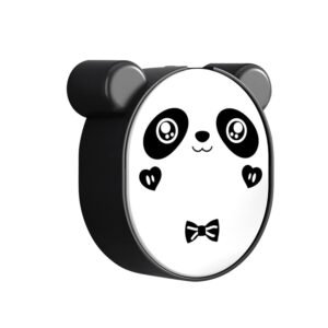 Plastic Cute Panda Soap Box – Wall Mounted Flip-Top Drain Soap Case (1 Pc)